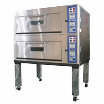 Electric Double Deck Oven 2 Deck 2 Pans Oven