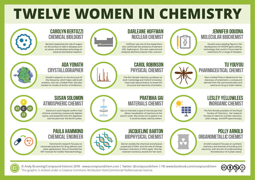 12 Frauen der Wissenschaft