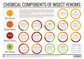 The Chemical Compositions of Insect Venoms