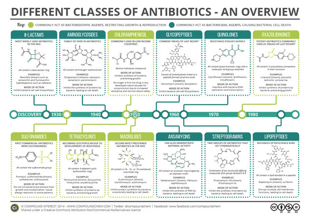 A Brief Overview of Classes of Antibiotics