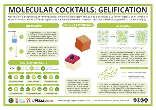 Science Hits the Bar – The Chemistry of Cocktail Gelification