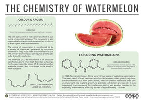 The Chemistry of Watermelons: Colour, Aroma, & Explosions