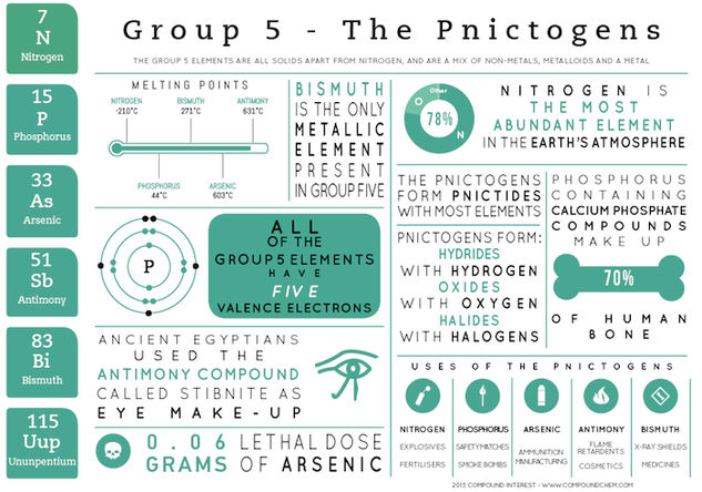 Group 5 Elements - Element Infographics