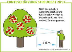 Ernteschätzung 2013: Rund 400.000 Tonnen Streuobstäpfel / Starke regionale Unterschiede im Streuobstanbau in Deutschland