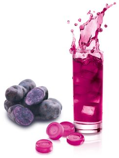 Wild Präsentiert Pink-Violett für Lebensmittel