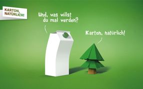 "Karton, natürlich": Getränkekartonhersteller starten Informationskampagne