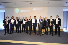 Die Preisträger des Lean and Green Awards auf dem ECR Tag 2014 in Nürnberg