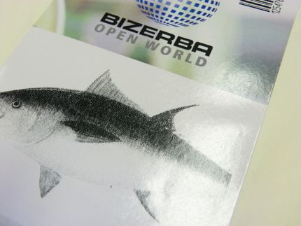 Das thermosensitive Material erlaubt sehr detaillierte Eindrucke wie das Bild eines Fischs