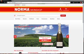 Discounter aus Nürnberg startet Weinshop im Netz NORMA: Bringt Top-Weine für weniger Geld ins Haus