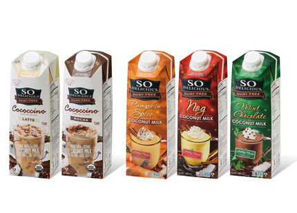 „Milchfrei“ ist im Kommen: Neue Kokosnuss-Getränke machen nicht nur die Festtage „So Delicious!“