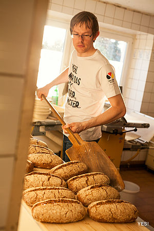 Bäckermeister Richter zu „Was ist gutes Brot?“ - Kubschützer Bäcker „bewirbt“ sich bei Lidl als Produktionshelfer