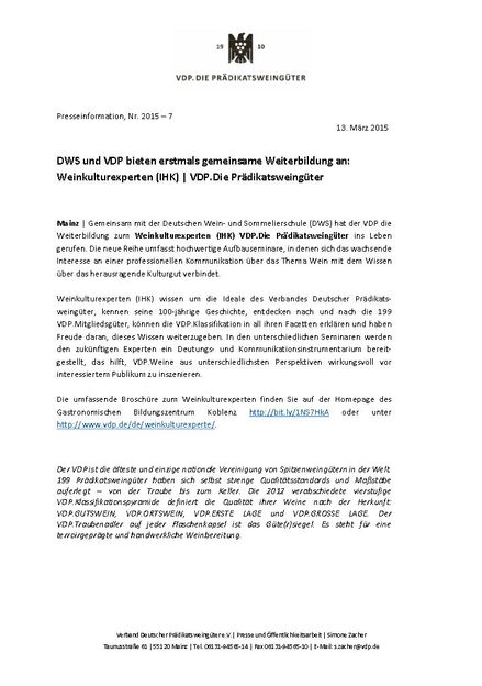 Verband Deutscher Prädikatsweingüter e.V.