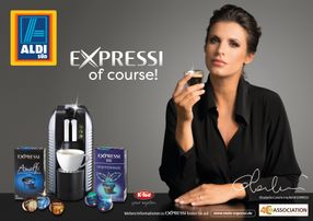 Schauspielerin und Model Elisabetta Canalis ist ab sofort das Werbegesicht der neuen Kampagne "EXPRESSI - of course!"