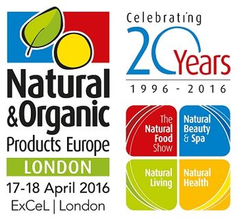 Natural and organic world to unite at Natural & Organic Products Europe 2016