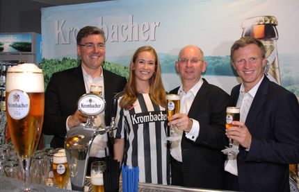 Krombacher wird erneut Hauptsponsor von Eintracht Frankfurt
