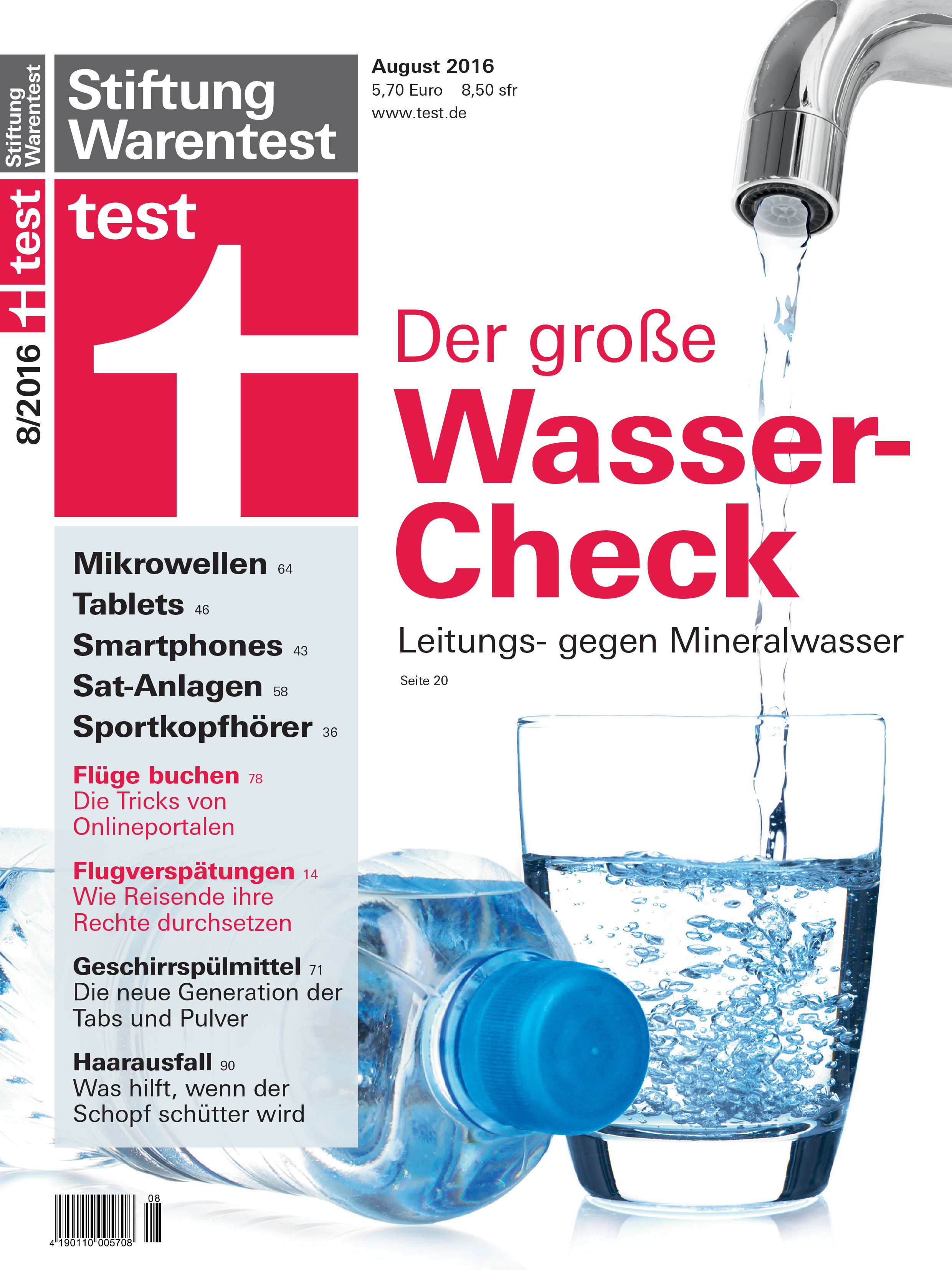 Natürliches Mineralwasser Nicht Besser Als Leitungswasser