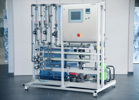 The Bürkert Systemhaus builds a reverse osmosis system to demonstrate conductivity for the development of individual system solutions and automation concepts based on its own products