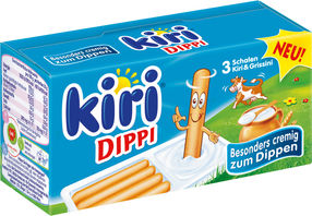 Kiri® DIPPI – der neue, cremige Snack liegt voll im Trend