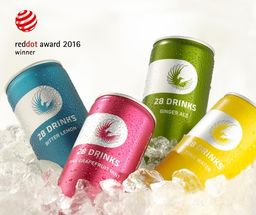 28 DRINKS mit "Red Dot Award: Communication Design 2016"