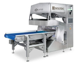 Sesotec's newly developed CAPTURA FLOW sorting system removes organic and inorganic contaminations from packed food products