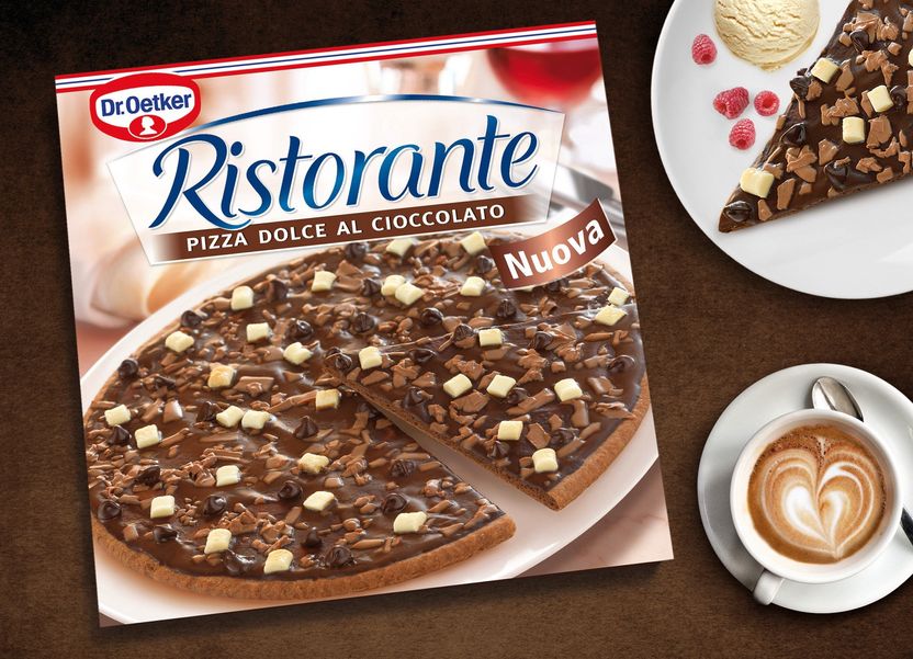 Pizza von ihrer Schokoladenseite - Ristorante Pizza Dolce al Cioccolato –die süße Verführung unter den Tiefkühlpizzen