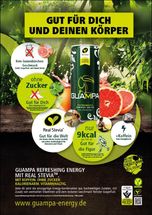 GUAMPA Energy - Der erste Energy Drink mit Real Stevia™