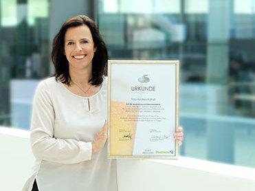 Andrea Kalrait, Director Exhibitions BrauBeviale, is now also a qualified beer sommelière