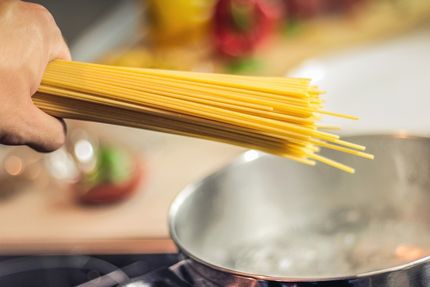 Pasta auf dem Rückzug in Italien