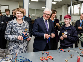 Bundespräsident Frank-Walter Steinmeier besucht Krones Werk Rosenheim