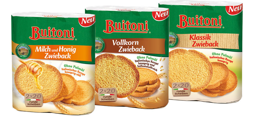 Neu im Regal: Buitoni Zwieback