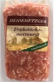 Warenrückruf des Produktes „Frühstücksmett nach Art einer Zwiebelmettwurst“