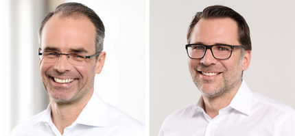 JJ van Oosten (li.) beendet Tätigkeit für REWE Group  - Christoph Eltze (re.) neuer Vorsitzender der Geschäftsführung von REWE Digital