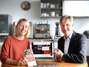 Prof. Dr. Guido Ritter von der FH Münster und seine ehemalige Mitarbeiterin Linda Niepagenkemper hatten in einem Forschungsprojekt eine Internetplattform zur Vermeidung von Lebensmittelverlusten entwickelt.