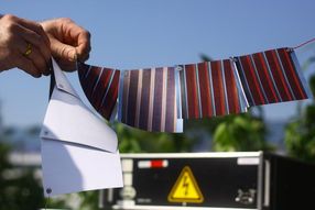 Gedruckte Solarzellen auf Papier_2