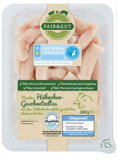 Die Unternehmensgruppen ALDI Nord und ALDI SÜD bieten jetzt ausgewählte Frischfleisch-Produkte aus verbesserter Tierhaltung unter dem Label "Fair & Gut" an. Damit übernehmen die Unternehmen Verantwortung und setzen ein Zeichen für mehr Tierwohl.