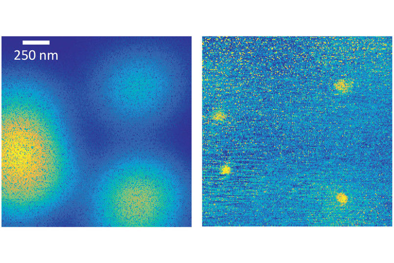 Mikroskopie: Auflösung von 30 Nanometern erreicht - Mit Quantenschaltern konnten Forscher die bisherige Auflösungsgrenze austricksen