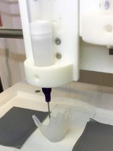 3-D printing improves cell adhesion and strength of PDMS polymer