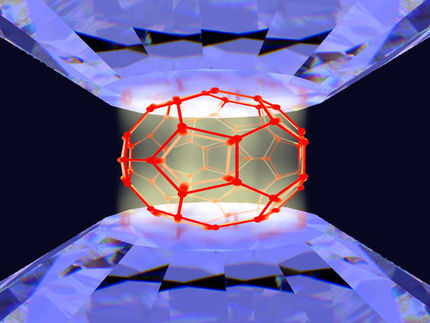 Light-induced superconductivity under high pressure