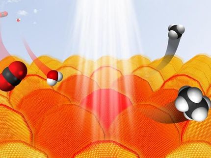 Team achieves two-electron chemical reactions using light energy, gold