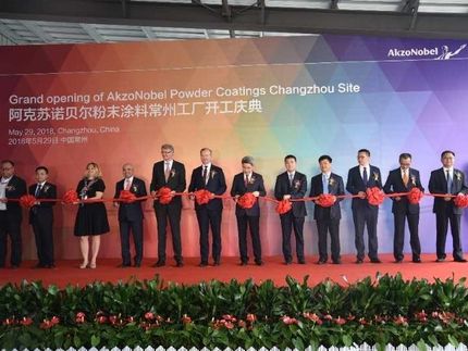 AkzoNobels weltgrößte Pulverbeschichtungsanlage in Changzhou nimmt Betrieb auf