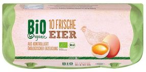 Lidl Deutschland informiert über einen Warenrückruf des Produktes "Bio-Eier [Gr. M, L, XL], 10er Packung"