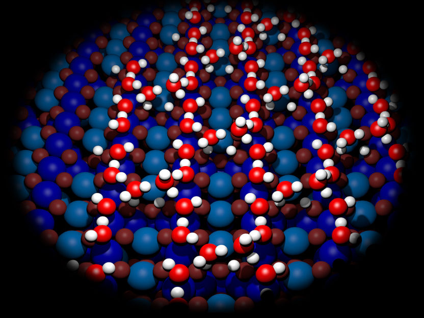 Brücken bauen mit Wassermolekülen - Weiterentwickelte Analysemethode weist komplexe Molekül-Strukturen eindeutig nach