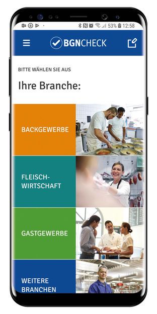 Mit BGN-App Sicherheit und Gesundheit im Betrieb checken - In nur 30 Minuten wissen, wo das Unternehmen steht