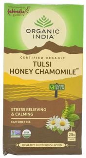 Fabindia Organics Organic India Certified Organic Tulsi Honey Chamomile Tea – India