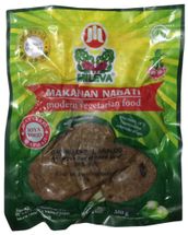 Mileva Analogue Sweet Fried Beef with Seaweed, Indonesia This product is said to be a modern soy-based, vegetarian food without preservatives. It is halal certified meat-free and can be prepared in the microwave or frying pan.