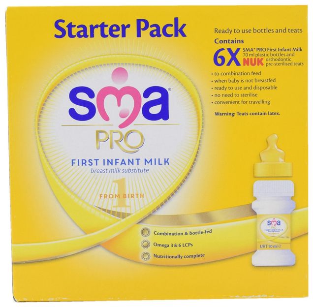 SMA Pro Stage 1 First Infant Milk Starter Pack, UK