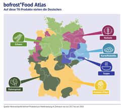 bofrost*Food-Atlas zeigt kulinarische Unterschiede auf