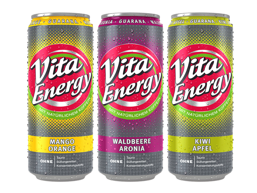 Vita Cola bringt drei neue Vita Energy-Drinks - Der Musiker Clueso begleitet VITA ENERGY als Markenbotschafter