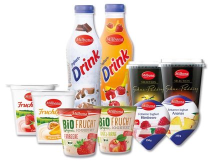 10 Prozent weniger Zucker in Lidl-Joghurts und -Milchdrinks