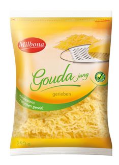 Warenrückruf des Produktes "Milbona Gouda jung gerieben"